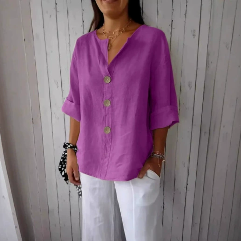 Plus Size Loose Shirt&Blouses  - Summer Linen Clothing For Women recension och pris