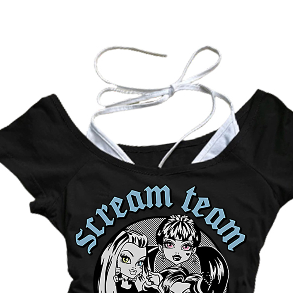 Aesthetic Punk Fairy Tee kawai - Summer Clothing Newborn recension och pris