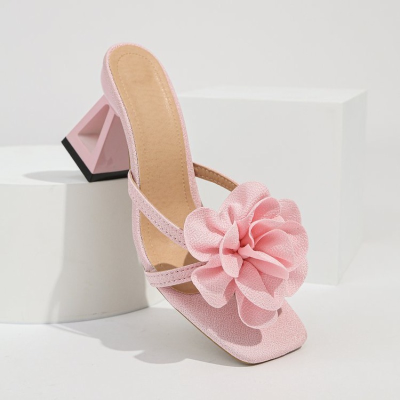Womens 3D Flower Decor Sandals - Summer Clothing Sale recension och pris