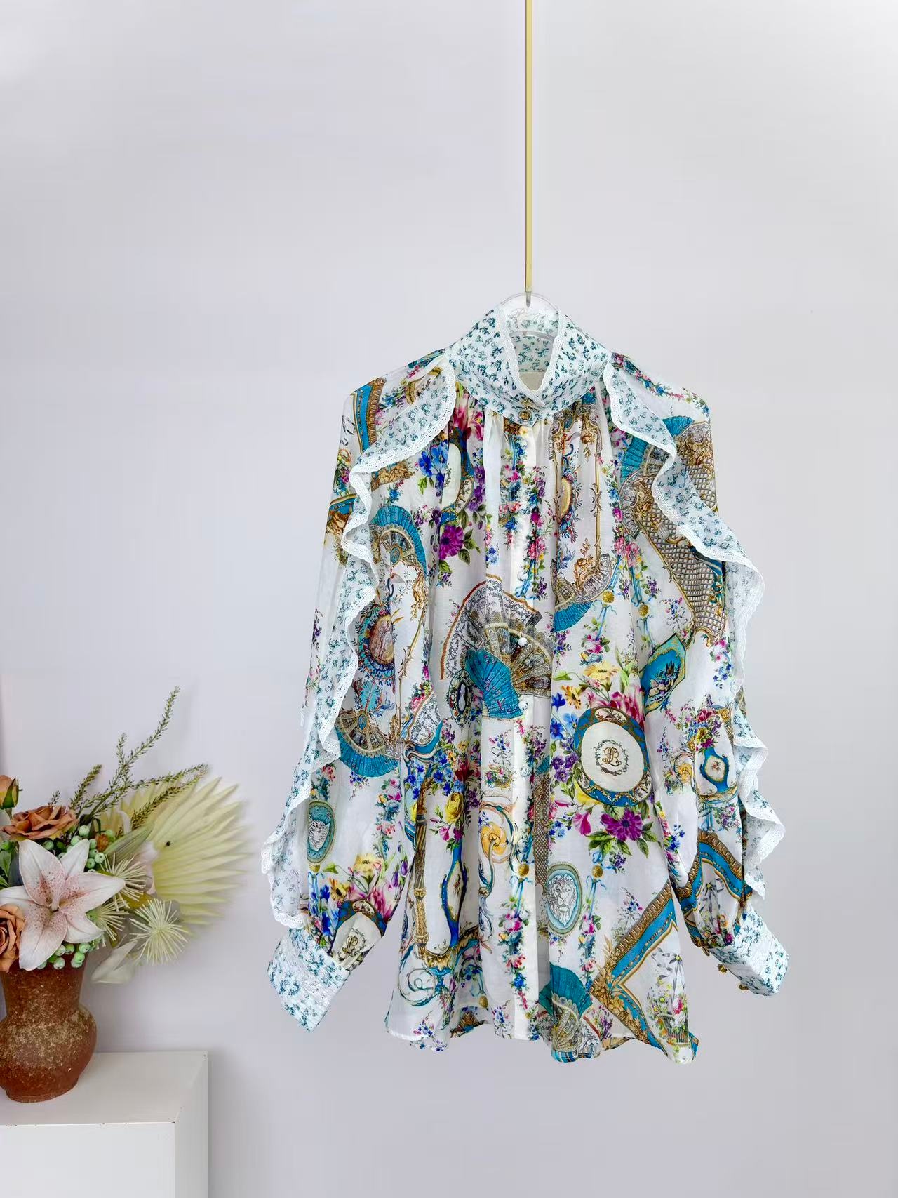 2026 Women Flower Print Set Cr - Summer Linen Clothing For Women recension och pris