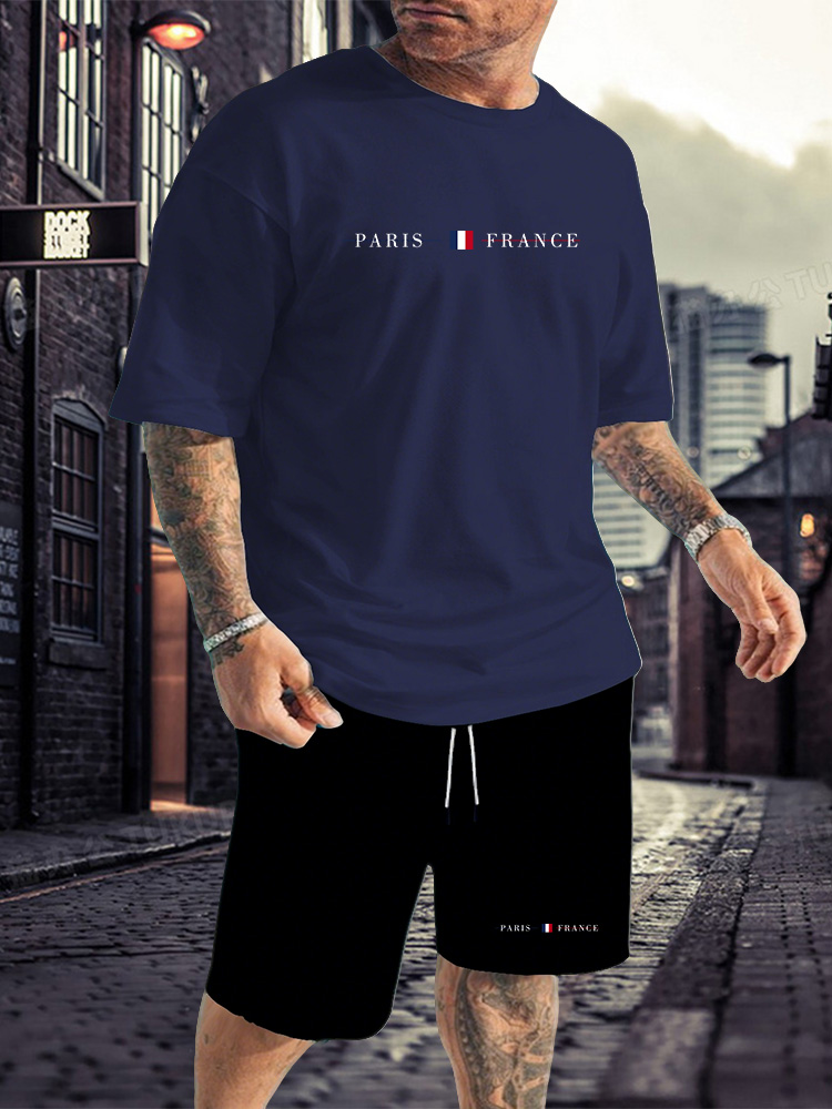 Men's Tracksuit 2 Piece O-neck - Summer Clothing Plus recension och pris