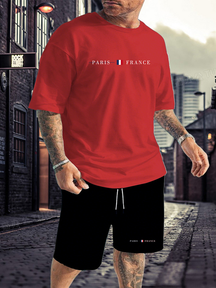 Men's Tracksuit 2 Piece O-neck - Summer Clothing Plus recension och pris