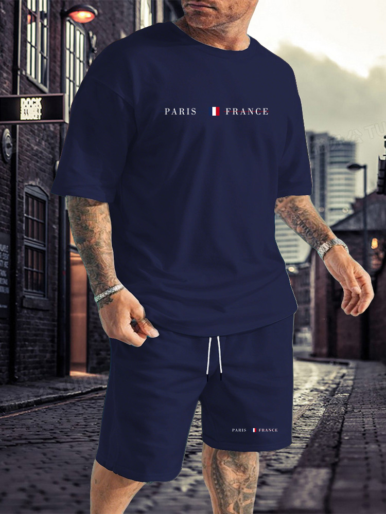 Men's Tracksuit 2 Piece O-neck - Summer Clothing Plus recension och pris