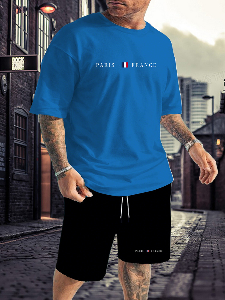 Men's Tracksuit 2 Piece O-neck - Summer Clothing Plus recension och pris