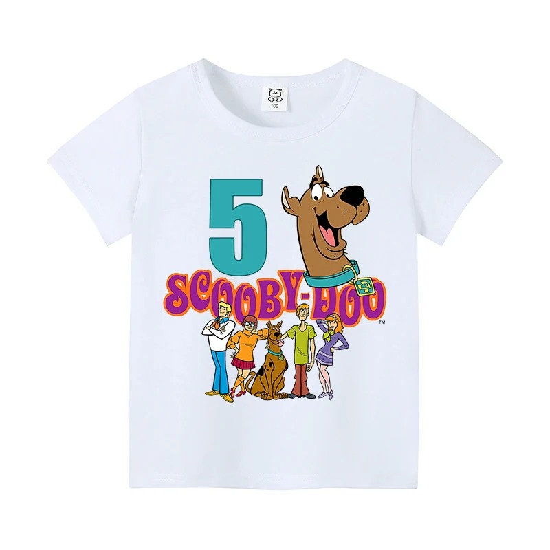 Scooby-Doo Birthday Number Tee - Summer Clothing Toddler recension och pris