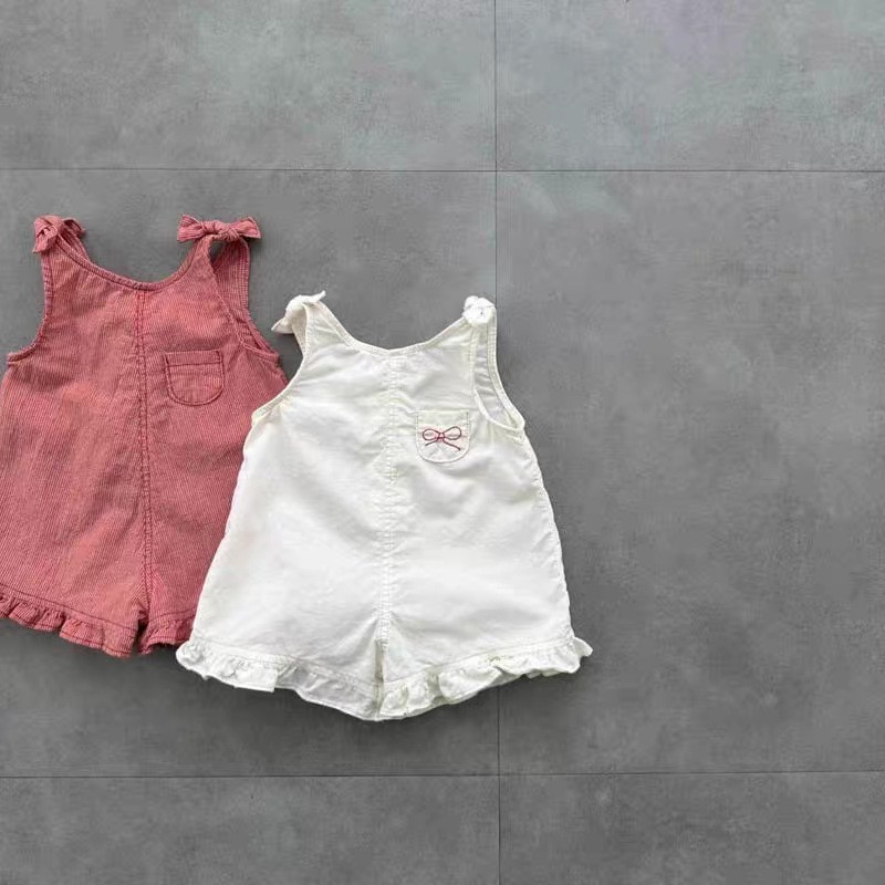 HY2831 Girls Summer Romper wit - Summer Clothing Toddler recension och pris